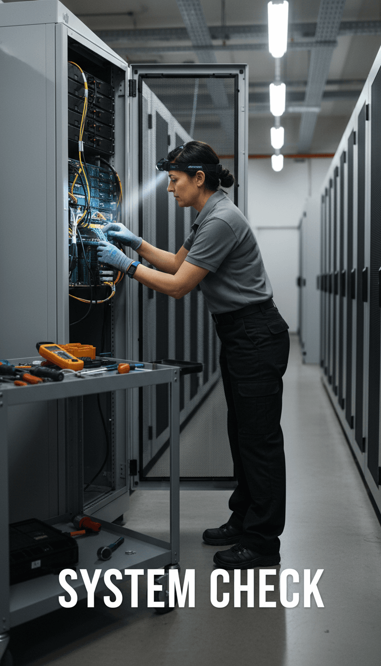Quality assurance testing of refurbished datacenter equipment